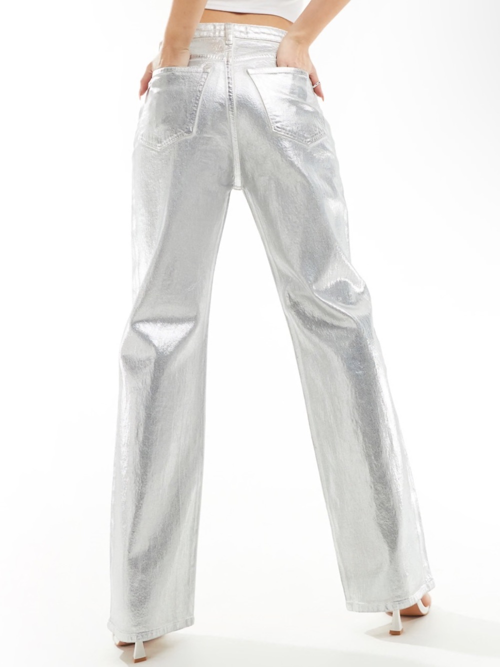 NWT Abercrombie Silver Curve Love Jeans